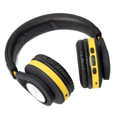 Headphone Bluetooth Gt Follow Goldentec Amarelo (Gt5btam)