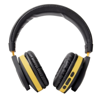 Headphone Bluetooth Gt Follow Goldentec Amarelo (Gt5btam)