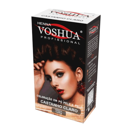 Henna Voshua Castanho Claro Pó 1,25g