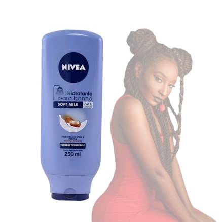 Hidratante Banho Nivea Soft Milk Manteiga Karité 250ml