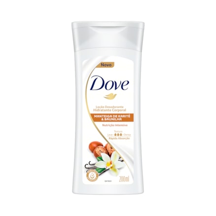 Hidratante Corporal Dove Manteiga De Karité & Baunilha 200ml