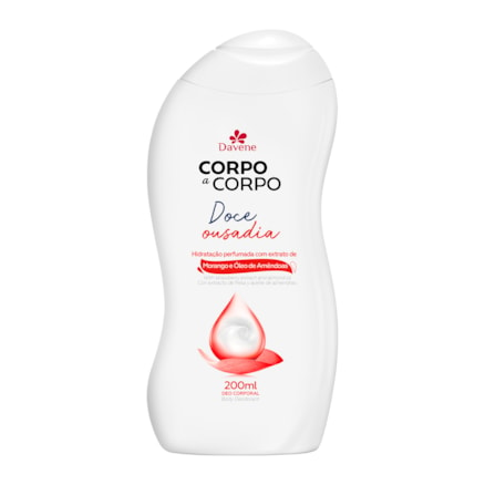 Hidratante Davene Corpo A Corpo Doce Ousadia 200ml