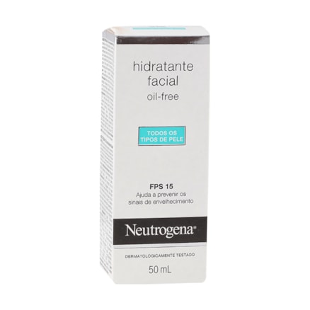 Hidratante Facial Neutrogena Todos Tipos Pele Fps 15 50ml