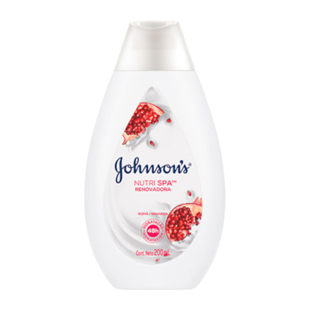 Hidratante Johnson & Johnson Romã Renovadora 200ml