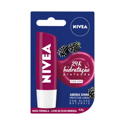 Hidratante Labial Nivea Lip Care Amora 4,8g