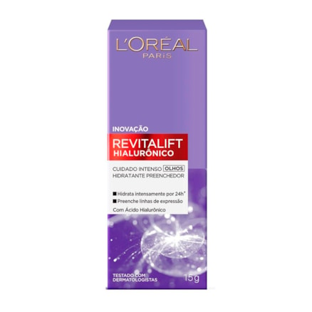 Hidratante Preenchedor Olhos L'oréal Revitalift 15g