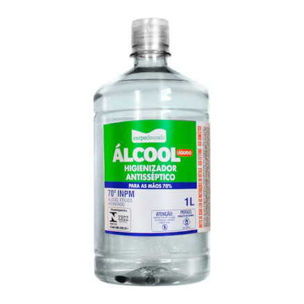 Higienizador Antisséptico Líquido Corpodourado Álcool 70% 1l