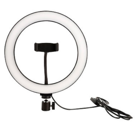 Iluminador Led Suporte Celular Foto Make Ringhlight 16cm