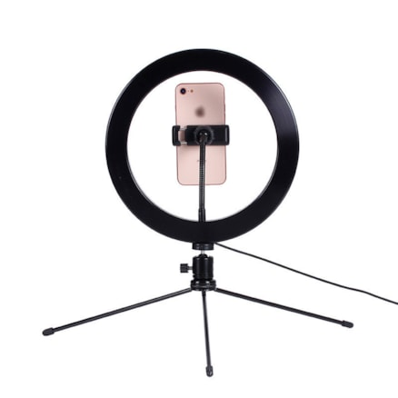 Iluminador Led Suporte Celular Foto Make Ringhlight 16cm
