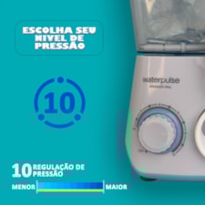 Irrigador Oral Bucal Waterpulse Portátil 10 Níveis 8 Bicos Limpeza Dental 600ml Irrigador Oral Bucal Waterpulse Portátil 10 Níveis 8 Bicos Limpeza Dental 600ml