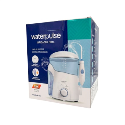 Irrigador Oral Elétrico Waterpulse UV Potente Jato D Água Dental Bucal 600ml