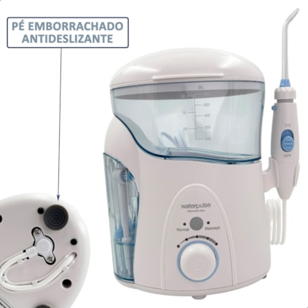 Irrigador Oral Elétrico Waterpulse UV Potente Jato D Água Dental Bucal 600ml