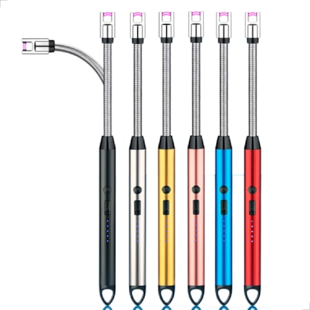 Isqueiro Elétrico Acendedor Recarregável Portátil Cozinha Fogão Gás USB Plasma