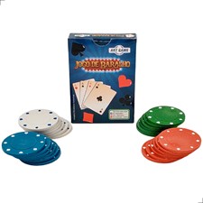 Jogo De Poker Profissional 24 Fichas, Baralho, Cartas, Standard, Padrão, Truco