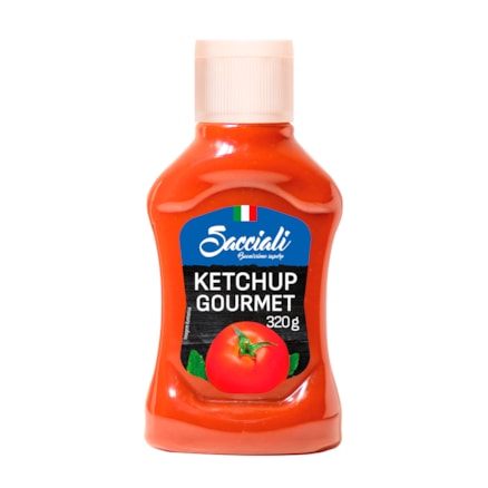 Ketchup Squeeze Sacciali Tradicional Sabor Italiano 320g