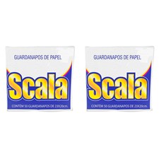 Kit 2 Und Guardanapo Scala 50 Folhas 23x20cm