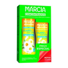 Kit 2 Und Kit Shampoo Marcia + Condicionador Concentrado Ricino 200ml