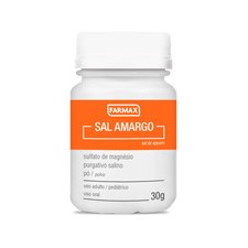 Kit 2 Und Sal Amargo Farmax Pote Sulfato De Magnésio Mineral 30g