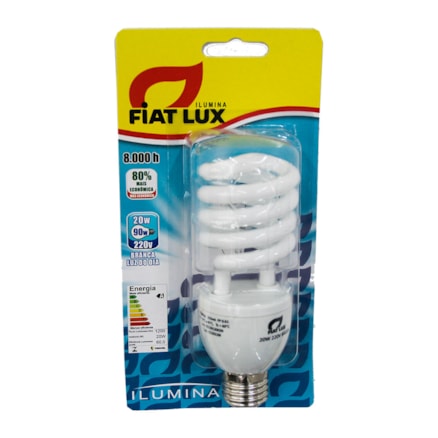 Lâmpada Fiat Lux Espiral 20w 220br