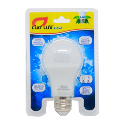 Lâmpada Fiat Lux Led 4.8w-30w