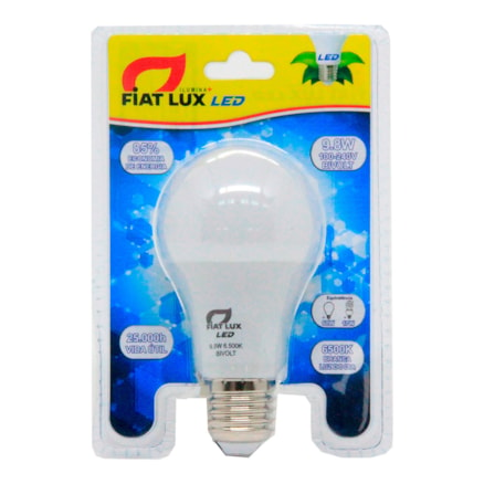 Lâmpada Fiat Lux Led 9.8w-60w