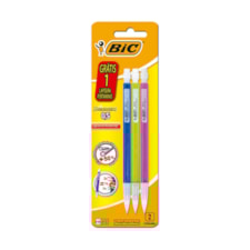 Lapiseira Bic Shimmers 0,5mm Hb Nº 2 Cores Sortidas 3 Und
