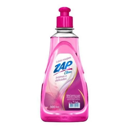 Lava Roupa Zap Clean Peças Íntimas Delicadas 500ml