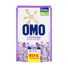 Lava Roupas Líquido Omo Lavanda Sachê Refil Econômico 900ml