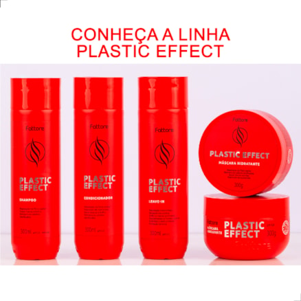 Leave-In 300ml Fattore, Plastic Effect, Reconstrutora 12 Em 1, Neutro Capilar