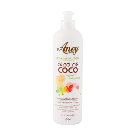 Leave-in Aney Óleo Coco Enriquecido Cabelos Cacheados 300ml