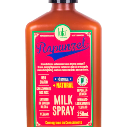 Leave-in Condicionador Lola Rapunzel Milk Spray Vegano 250ml