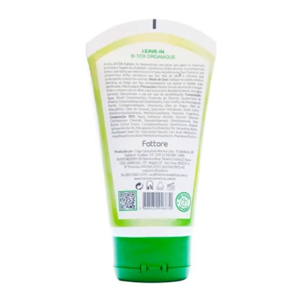 Leave-in Fattore B-tox Organique Manutenção Liso 150ml