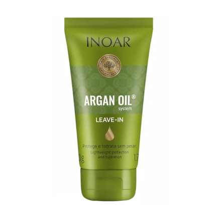 Leave-in Inoar Argan Oil Óleo Argan Jojoba Cacau 50g