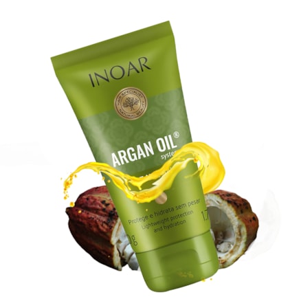 Leave-in Inoar Argan Oil Óleo Argan Jojoba Cacau 50g