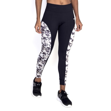 Legging Camuflado Bm9 Feminino 4226031 Preto / Verde