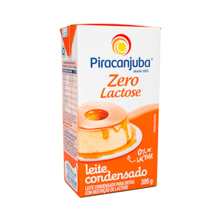 Leite Condensado Piracanjuba 0 Lactose 395g