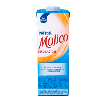 Leite Desnatado Molico Zero Lactose 1l