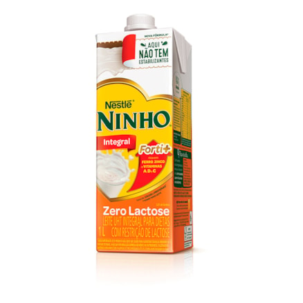 Leite Ninho Integral Zero Lactose 1l