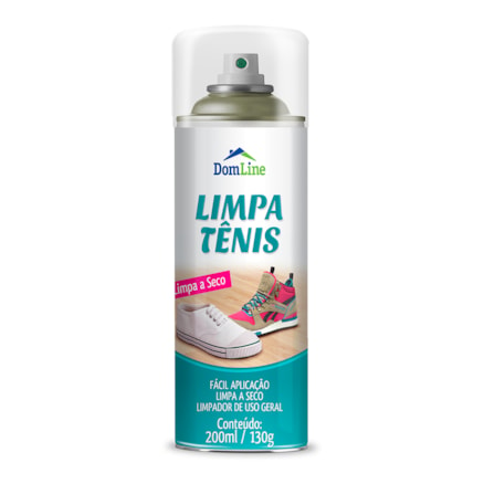 Limpa Tênis Domline Aerosol Limpeza Eficaz Á Seco 200ml