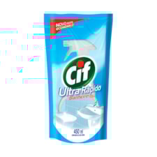 Limpador Cif Banheiro Sem Cloro Sachê 450ml