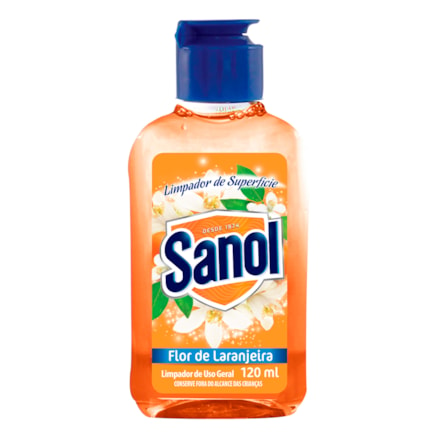 Limpador De Superfície Sanol Flor De Laranjeira 120ml