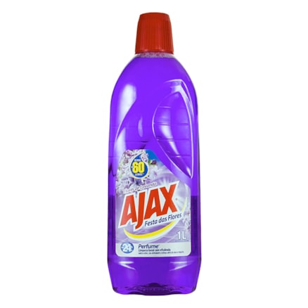 Limpador Multiuso Ajax Festa Das Flores Lavanda 1l