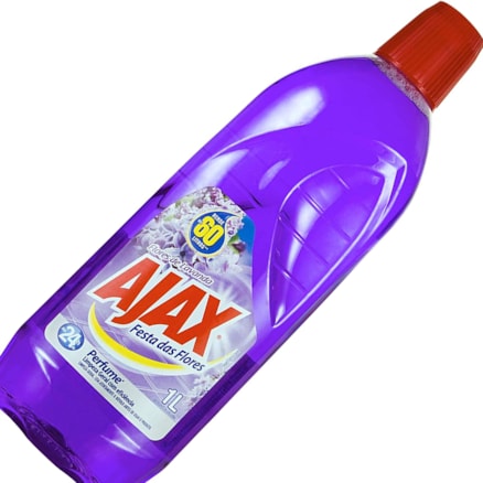 Limpador Multiuso Ajax Festa Das Flores Lavanda 1l