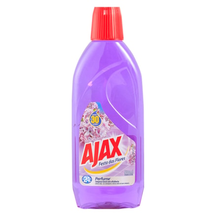 Limpador Multiuso Ajax Festa Das Flores Lavanda 500ml