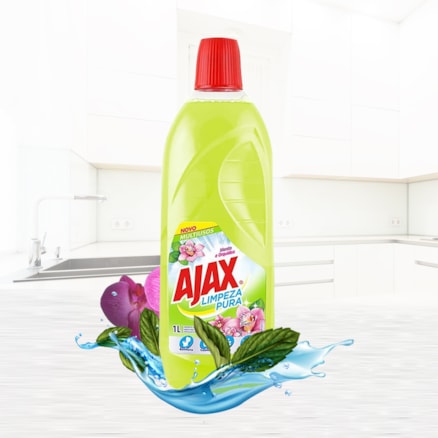 Limpador Multiuso Ajax Limpeza Perfumada Orquídea 1l