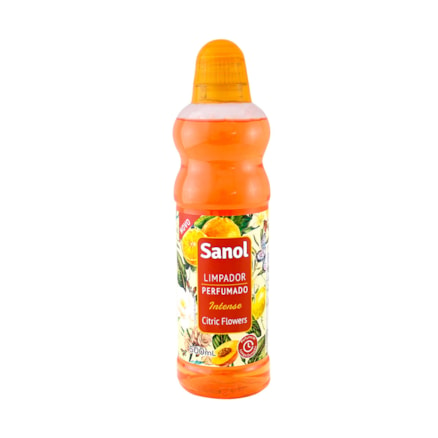 Limpador Perfumado Sanol Citric Flowers Limpeza Eficaz 500ml