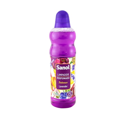 Limpador Perfumado Sanol Lavander Limpeza Eficaz 500ml