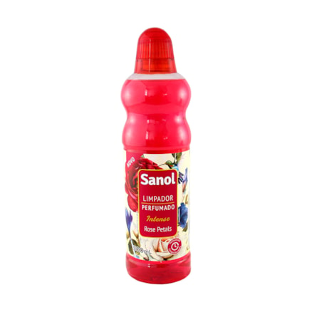 Limpador Perfumado Sanol Rose Petals Limpeza Eficaz 500ml