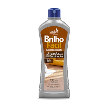 Limpador Pisos Brilho Fácil Laminados Realça Brilho 750ml