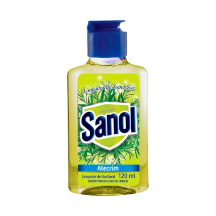 Limpador Superfícies Sanol Alecrim 120ml